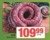 SuperSpar Spar - boerewors offer