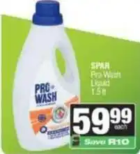 Spar Spar - pro wash liquid offer