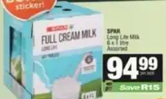 SuperSpar Spar - full cream milk long life offer