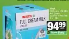 Spar Spar - full cream milk long life offer