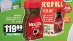 Spar Nescafé - classic coffee offer