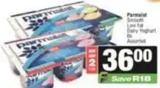 SuperSpar Parmalat - smooth low fat dairy yoghurt offer