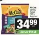 SuperSpar Mccain - stir fry range offer