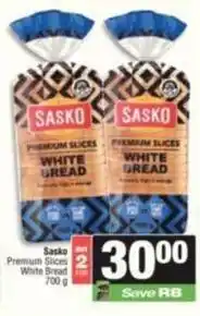 SuperSpar Sasko - premium slices white bread offer