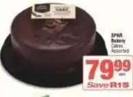SuperSpar Spar - bakery cakes offer
