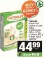 SuperSpar Futurelife - smart food original or zero offer
