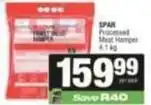 SuperSpar Spar - processed meat hamper offer