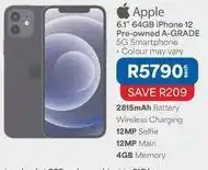 OK Furniture Apple - 6.1 iphone 12 pre-owned a-grade 5g smartphone offer