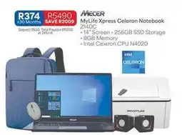 OK Furniture Mecer - mylife xpress celeron notebook z140c offer