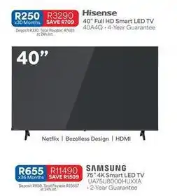 OK Furniture Hisense - 40 full hd smart led tv 40a4q offer