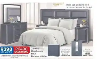 Total - 2-piece casablanca mkii bedroom suite