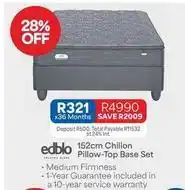 OK Furniture Edblo - 152cm chillon pillow-top base set offer
