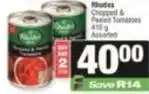 SuperSpar Rhodes - chopped & peeled tomatoes offer