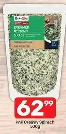 Pick n Pay Pick n pay - creamed spinach offer