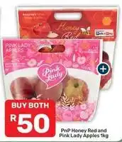 Pick n Pay Honey red and pink lady apples offer
