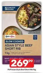 Pick n Pay Pick n pay - asian style beef short rib offer