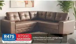 OK Furniture Total - 3-piece detroit corner lounge suite offer