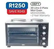 OK Furniture Defy - 30 litre 2-plate mini oven moh2330bl offer