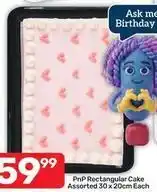 Pick n Pay Rectangular cake offer