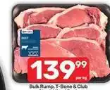 Pick n Pay Pick n pay - bulk rump, t-bone & club steak offer