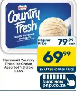 Pick n Pay Hypermarket Dairymaid Country Fresh Ice Cream Assorted offer