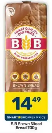 Pick n Pay Hypermarket B.B Brown Sliced Bread offer