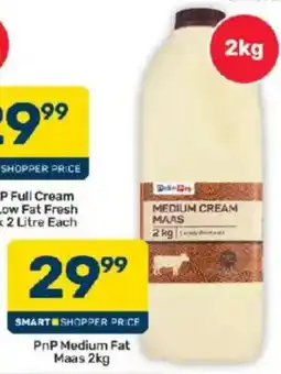 Pick n Pay Hypermarket Medium Cream Maas offer