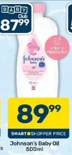 Pick n Pay Johnson's Baby Oil offer