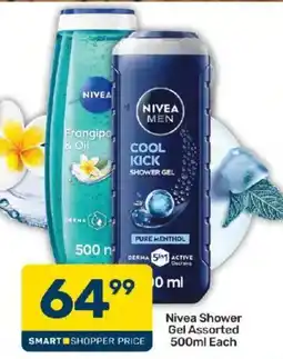 Pick n Pay Nivea Shower Gel Assorted offer