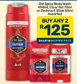 Pick n Pay Old Spice Body Wash and Deodorant Stick Assorted offer