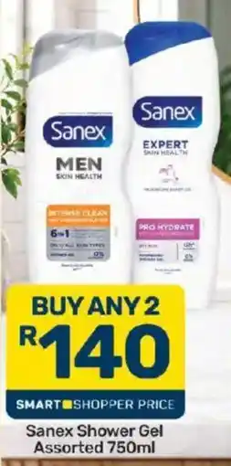 Pick n Pay Sanex Shower Gel Assorted offer