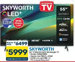Pick n Pay Hypermarket SKYWORTH QLED+ offer