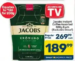 Pick n Pay Hypermarket Jacobs Instant Coffee Assorted offer