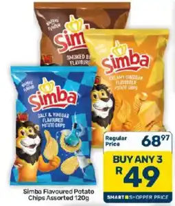 Pick n Pay Hypermarket Simba Flavoured Potato Chips Assorted offer