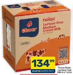 Pick n Pay Hypermarket Clover Lactose Free Medium Cream Milk offer