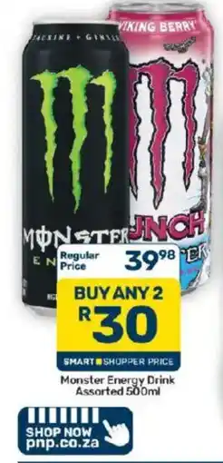 Pick n Pay Hypermarket Monster Energy Drink Assorted offer