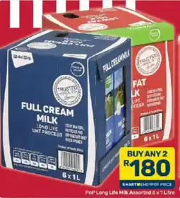 Pick n Pay Hypermarket PnP Long Life Milk Assorted offer