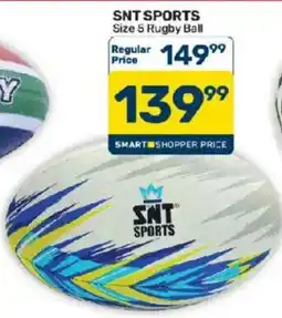Pick n Pay Hypermarket SNT SPORTS Size 5 Rugby Ball offer