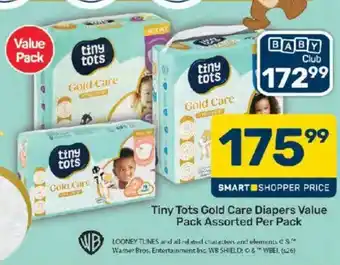 Tiny Tots Gold Care Diapers Assorted