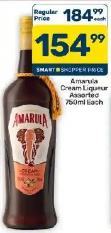 Pick n Pay Hypermarket Amarula Cream Liqueur Assorted offer