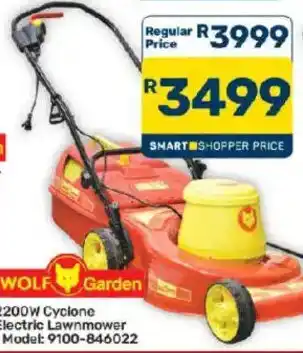 Pick n Pay Hypermarket WOLF Garden 2200W Cyclone Electric Lawnmower offer