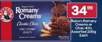Pick n Pay Bakers Romany Creams Assorted offer