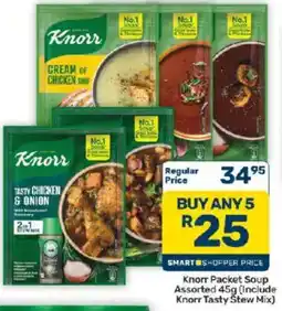 Pick n Pay Hypermarket Knorr Packet Soup Assorted offer