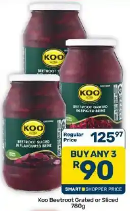 Pick n Pay Hypermarket Koo Beetroot Grated or Sliced offer
