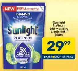 Pick n Pay Sunlight Platinum Dishwashing Liquid Refill offer