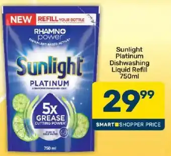 Sunlight Platinum Dishwashing Liquid Refill