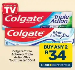 Pick n Pay Colgate Triple Action or Triple Action Xtra Toothpaste offer