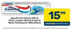 Pick n Pay AquaFresh Toothpaste offer