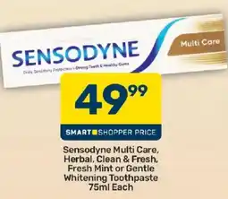 Pick n Pay Sensodyne Multi Care offer