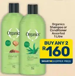 Pick n Pay Organics Shampoo or Conditioner Assorted offer
